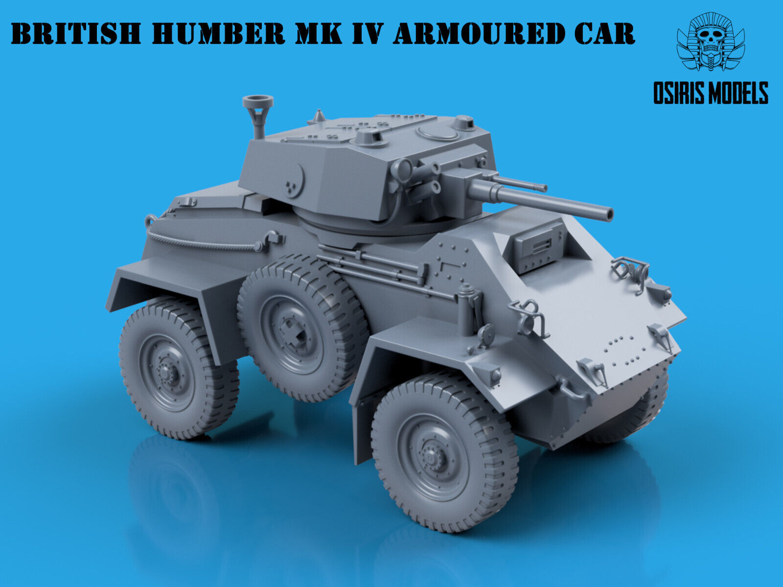 WWII British Humber MK IV Armoured Car - Without Stowage - Check Lead