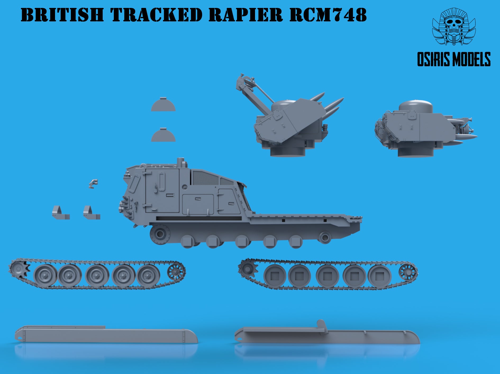 British Tracked Rapier RCM748 -EXCLUSIVE- Made to order - Check Lead Times